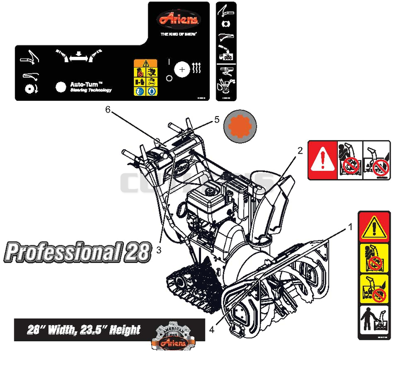 Decals - 28" Track