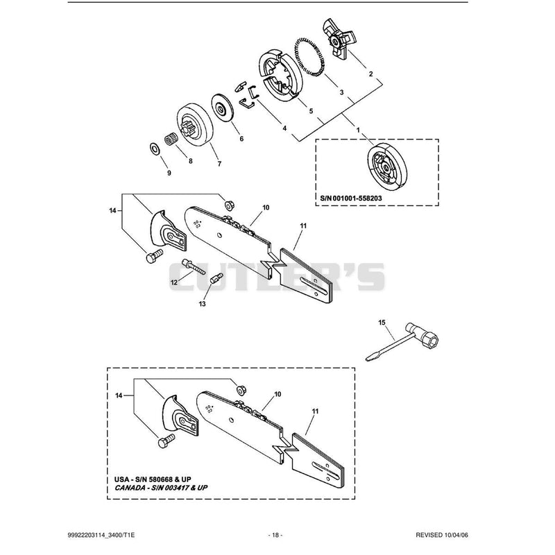Clutch, Cutting Attachment,Tools