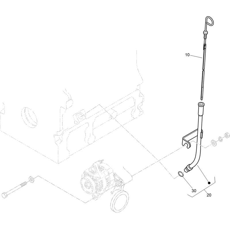 Dipstick and Guide Assembly