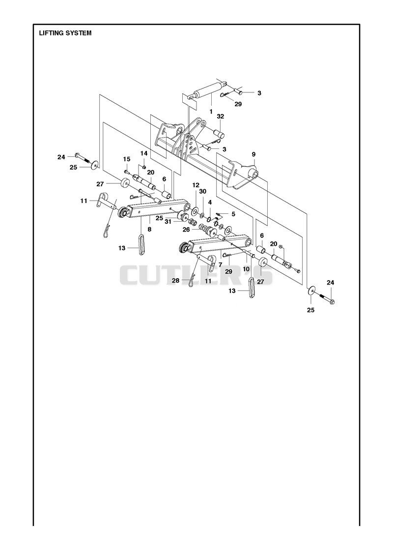 MOWER LIFT / DECK LIFT
