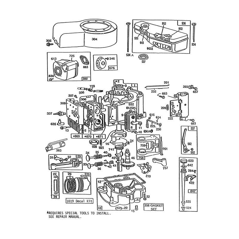 Briggs & Stratton Model No. 256707-0130-01