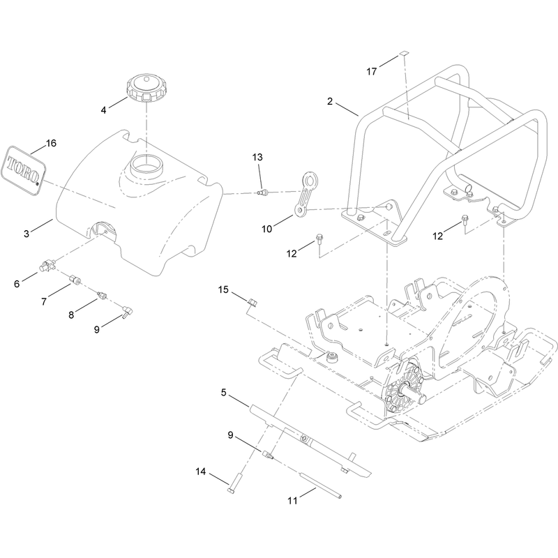 Roll Cage and Water Assembly