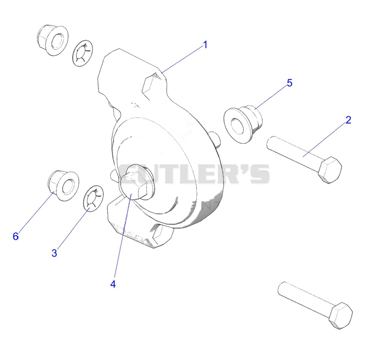 Drive Train, Main Gearcase, Isolator