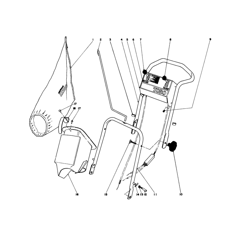 Handle Assembly Model No 21610