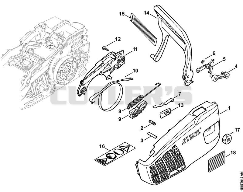 Chain sprocket cover