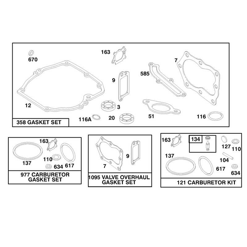 Engine Briggs and Stratton Model 12f802-1767-E1