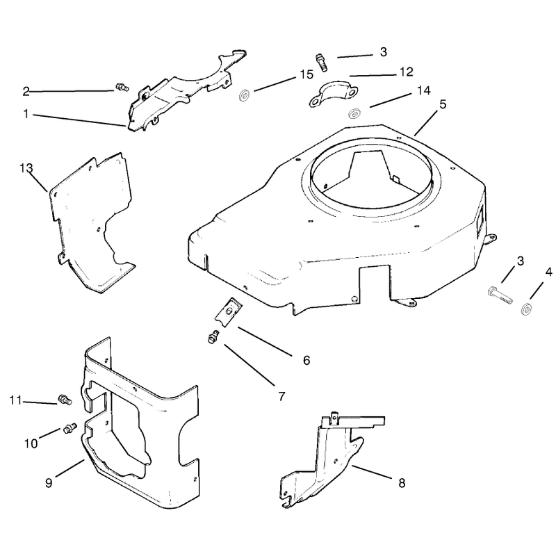 Blower Housing and Baffles