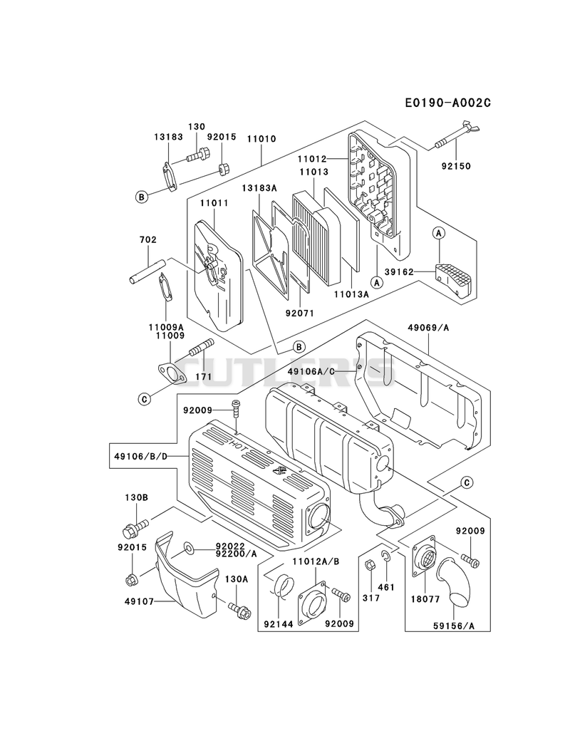 AIR-FILTER/MUFFLER