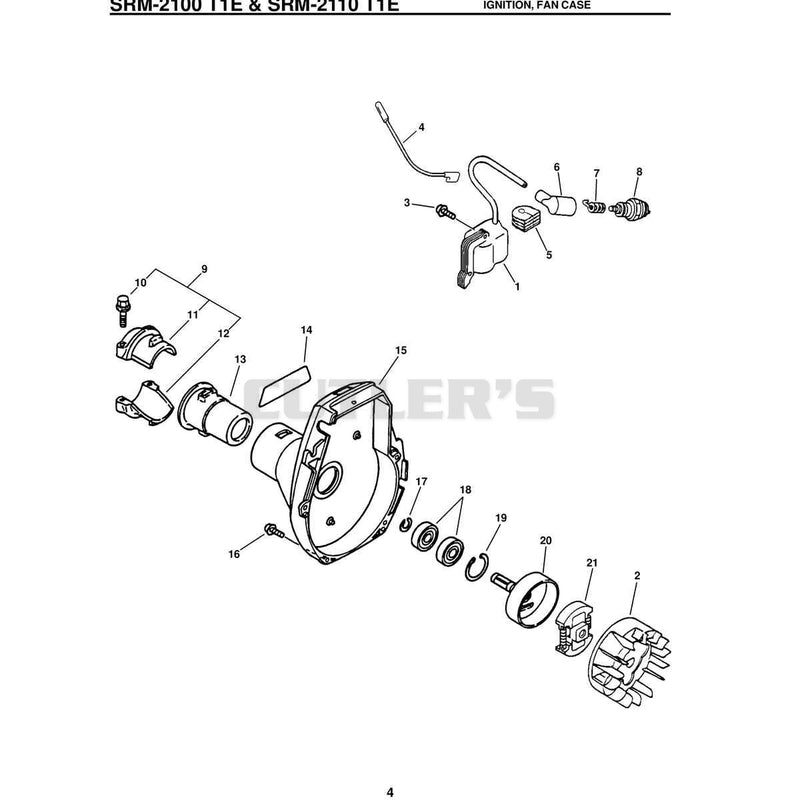 T1E & Srm-2110 T1E Ignition, Fan Case