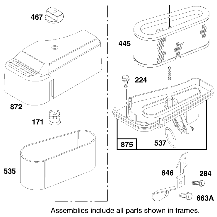 Engine Briggs and Stratton Model 28q777-0668-A1