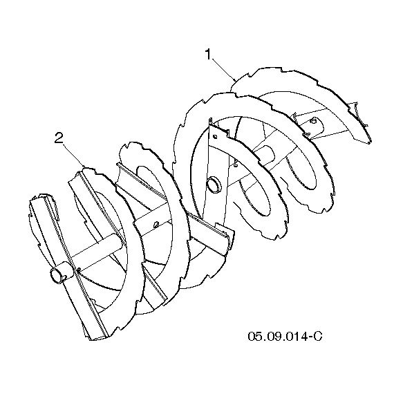 AUGER HOUSING AND IMPELLER