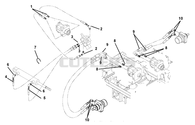 Deck Lift And Motor To Pump Circuits