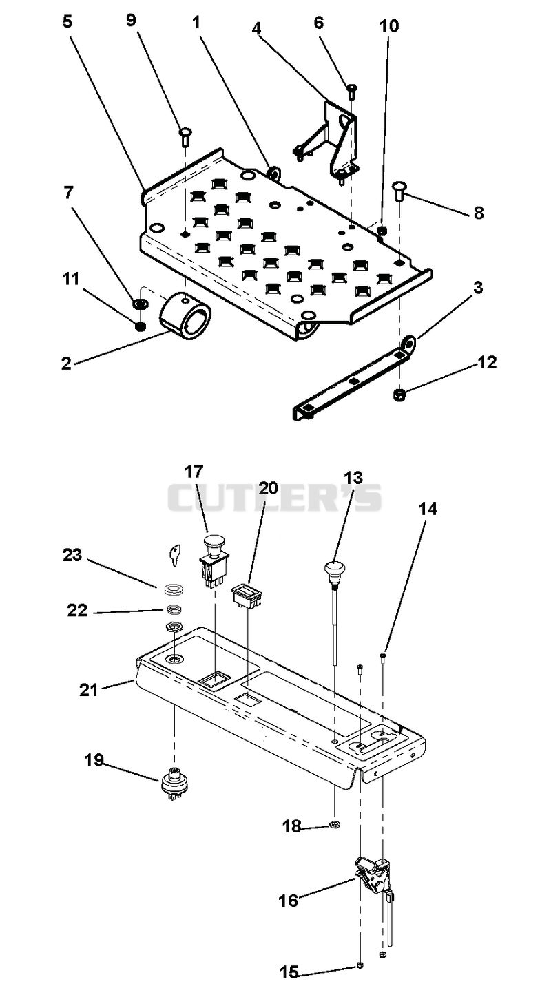 Foot Plate And Console Components