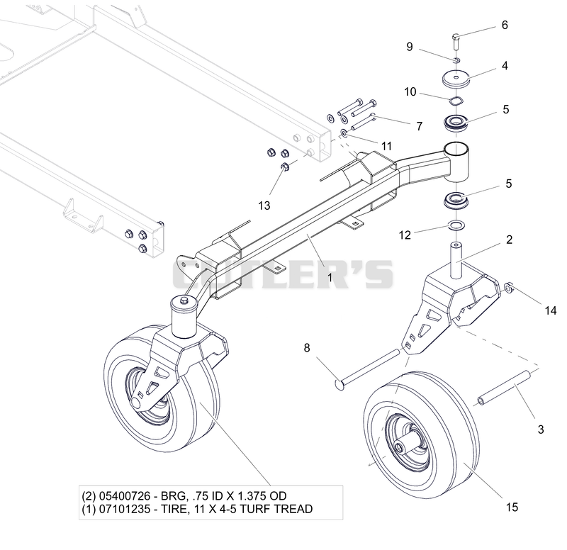 Front Caster Wheels