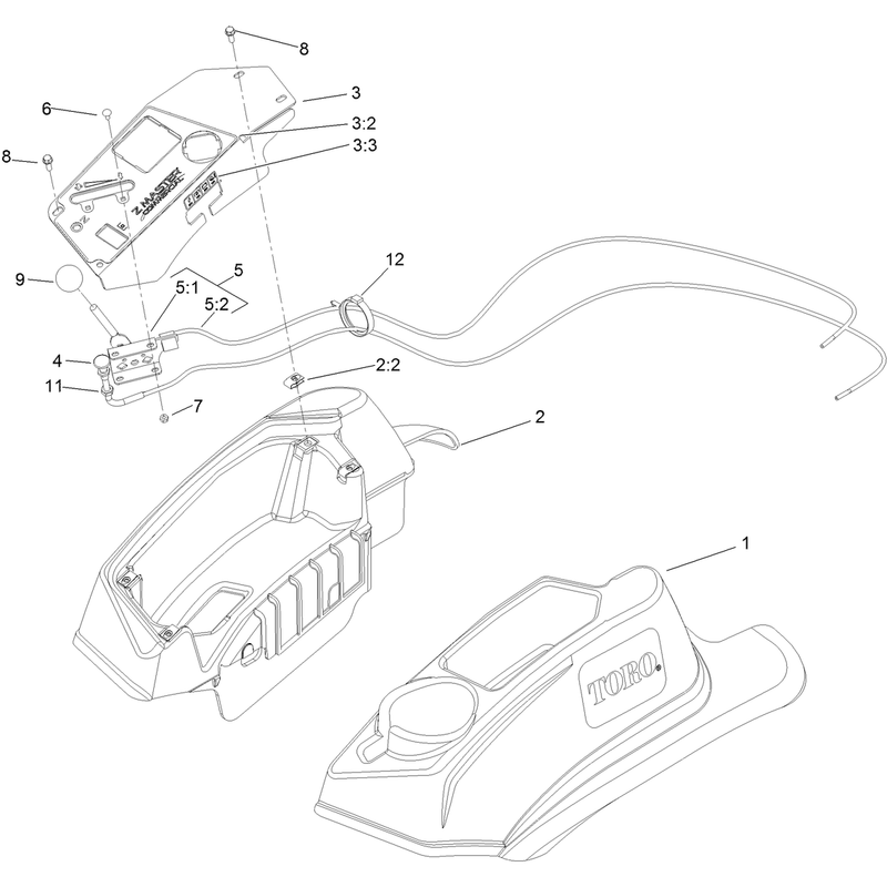 Fender, Console and Control Assembly