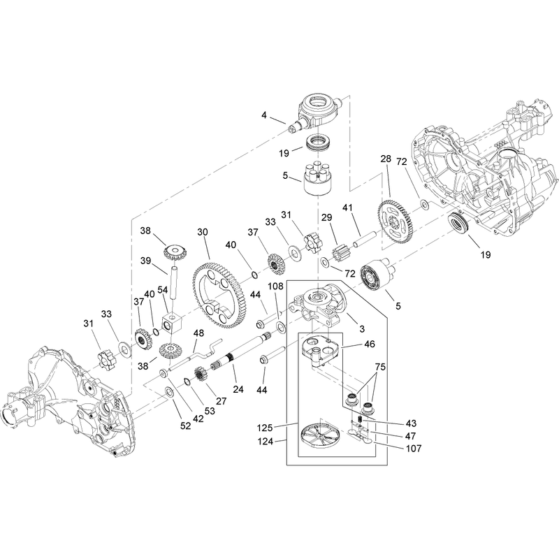 Gear Assembly Transaxle No 104-1760