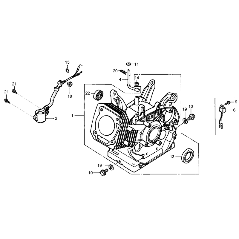 Cylinder Barrel Assembly Honda GX390K1QNE2
