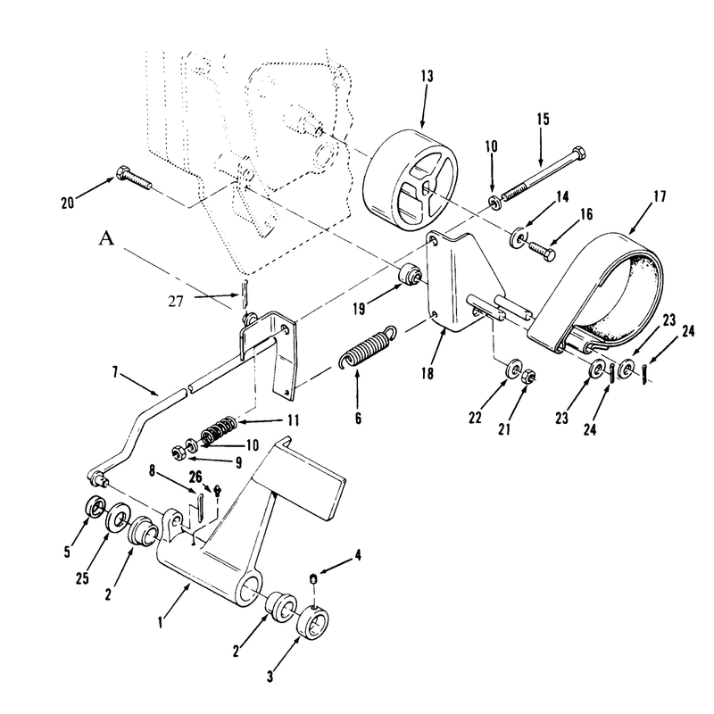 Clutch Brake and Speed Control Linkage