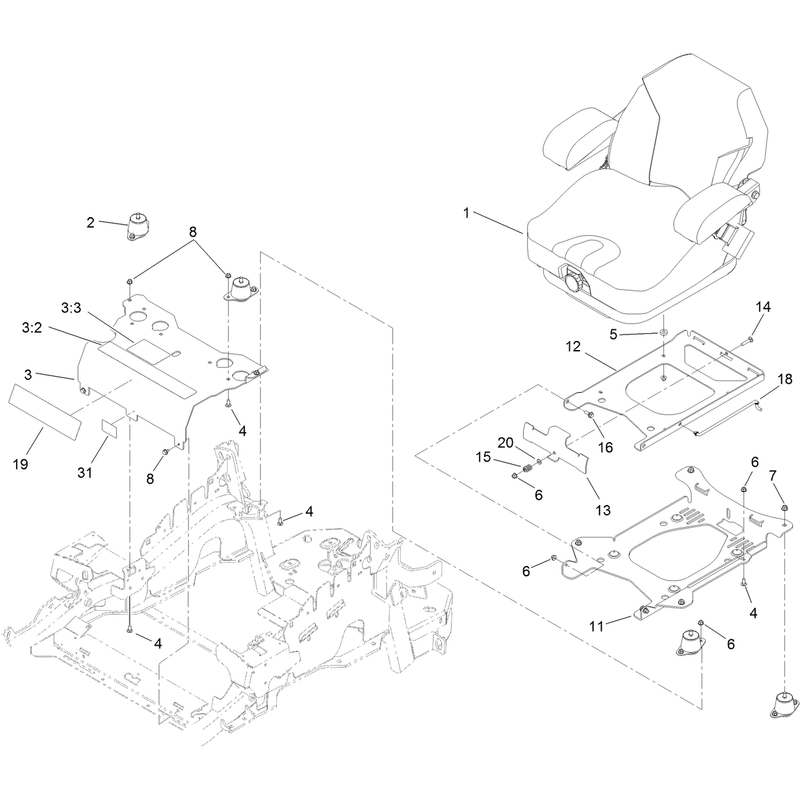 Seat Mounting Assembly