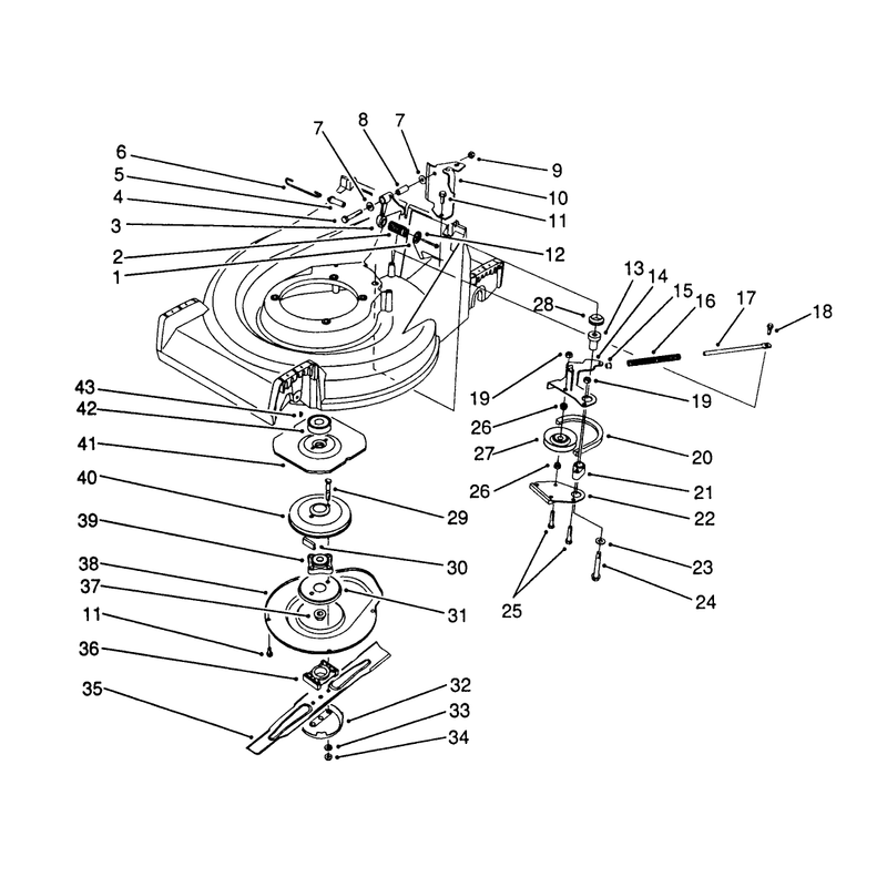 Blade Brake Clutch Assembly