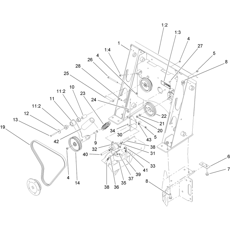 Loader Tower and Drive Assembly