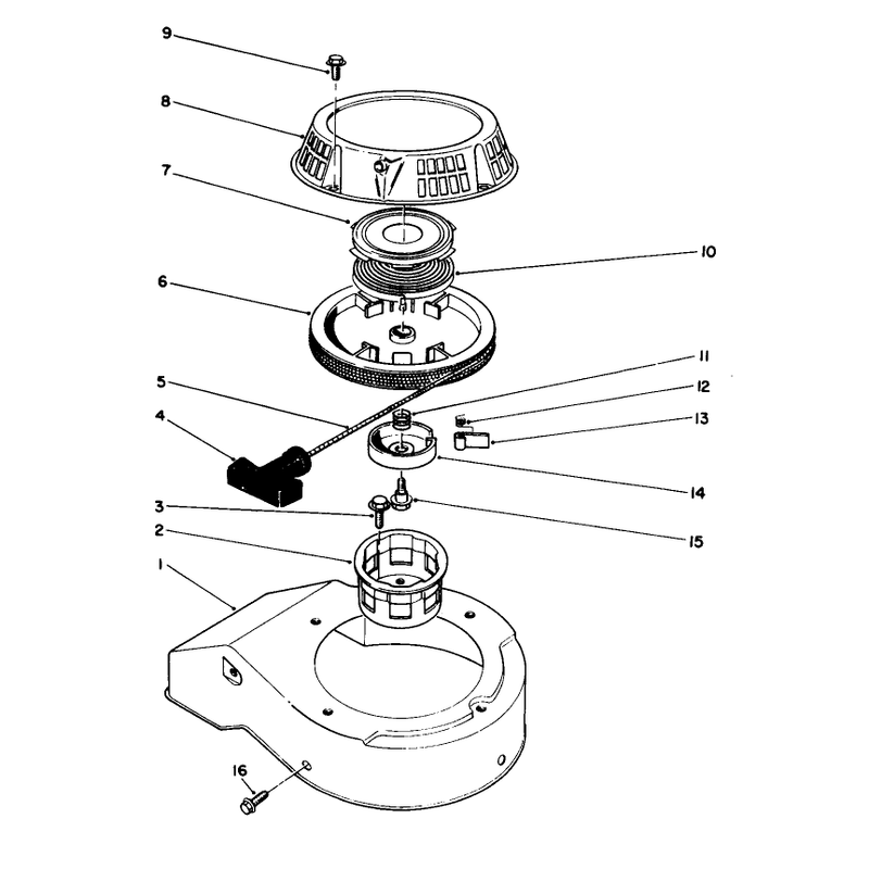 Recoil Assembly Model No 47pm1-3
