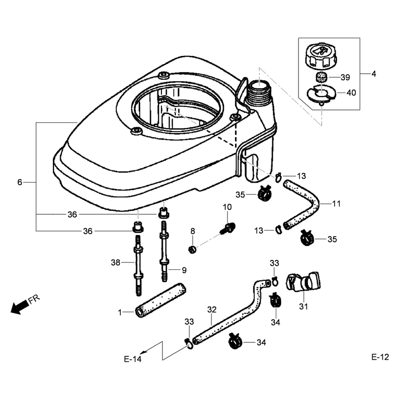 Fan Cover Assembly Honda GCV160A-NBL1