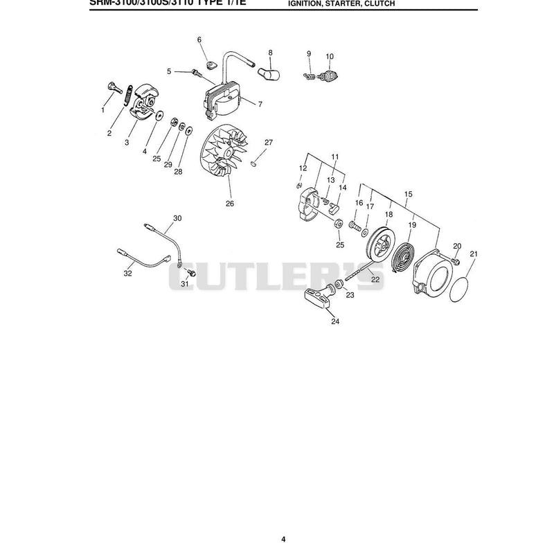 IGNITION, STARTER, CLUTCH