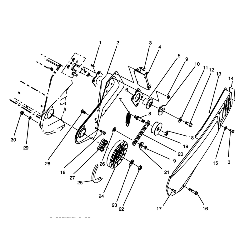 Pulley & Belt Cover Assembly