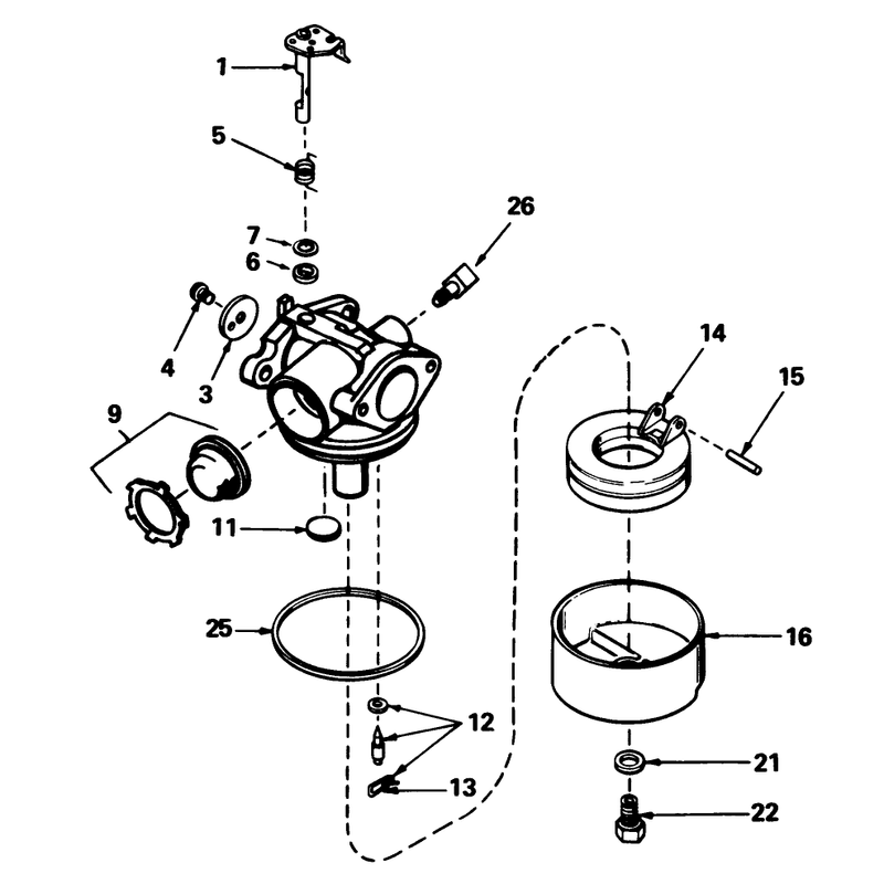Carburetor No 632098