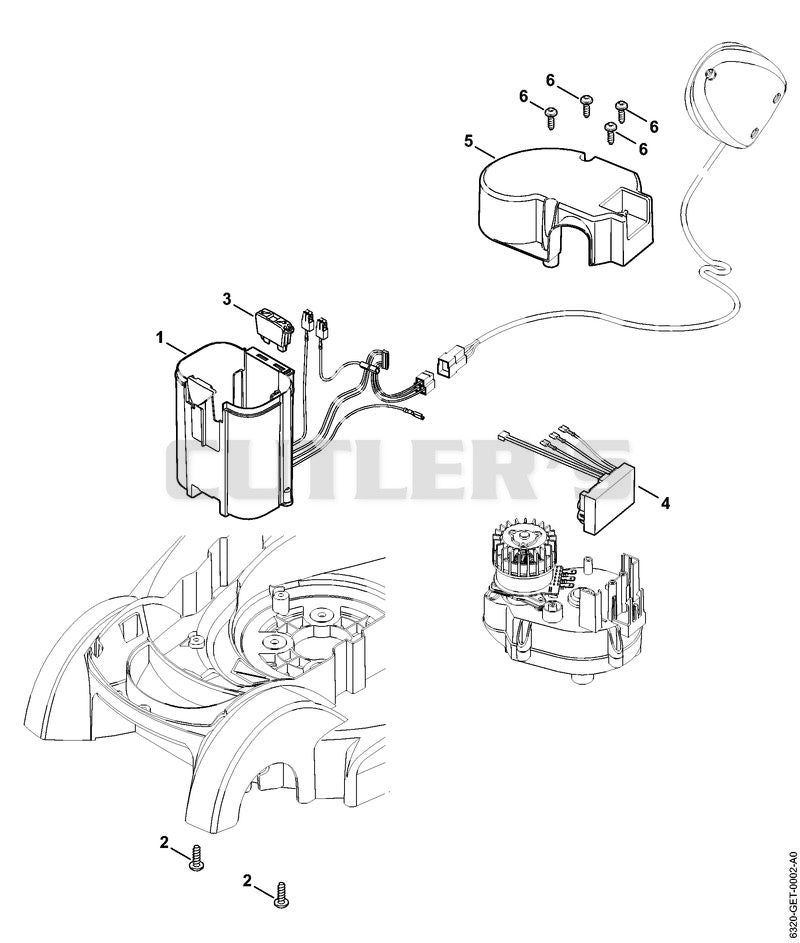 Battery holder, electronic module