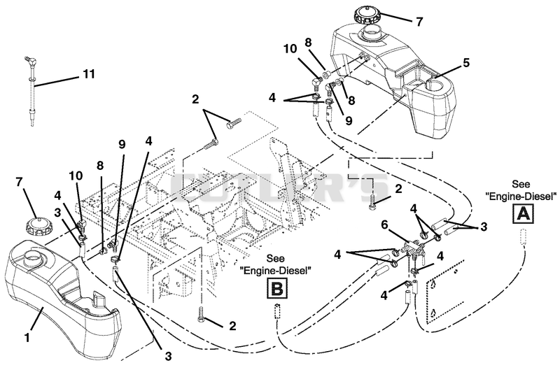 Fuel Tanks And Hoses