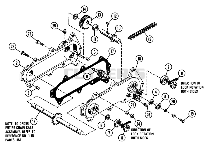 Tiller Chain Case