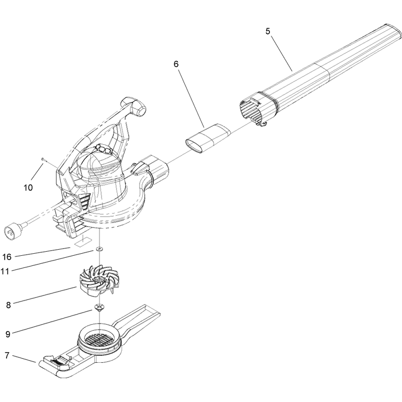 Blower/Vacuum Assembly