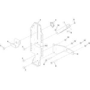 Bucket Mount Kit Assembly No 147-6345