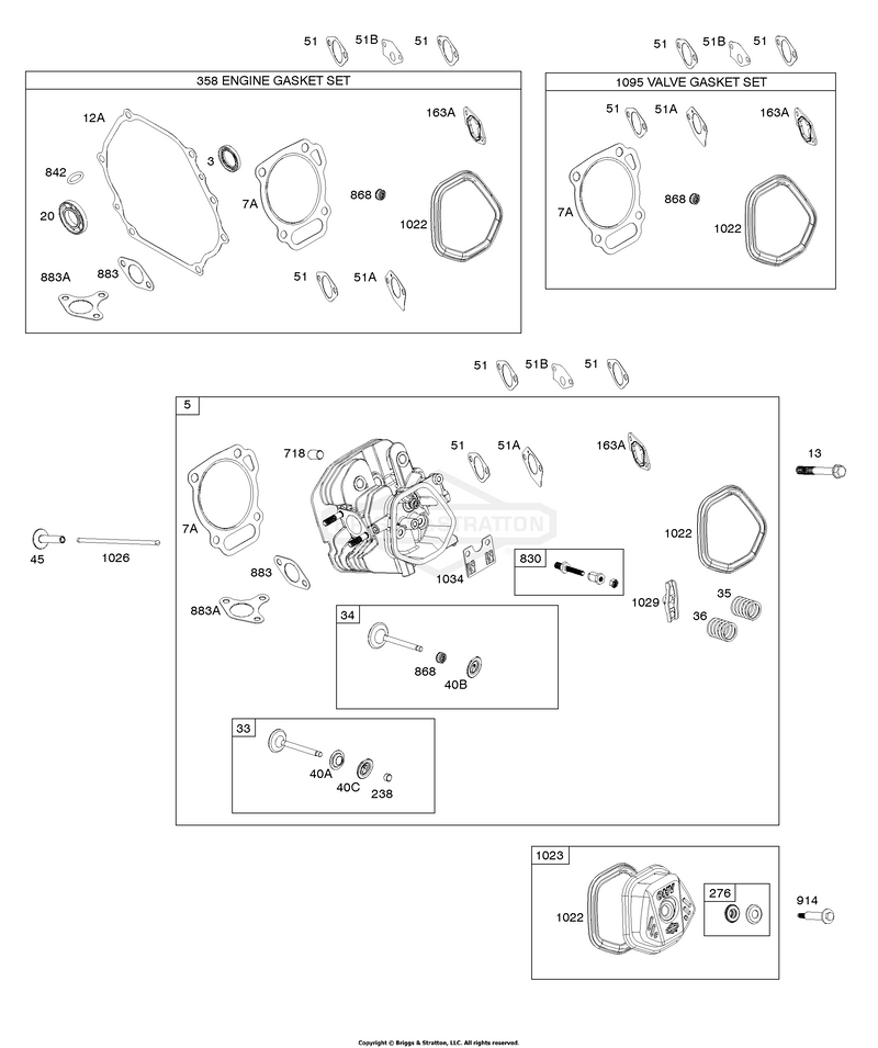 Cylinder Head, Gasket Sets