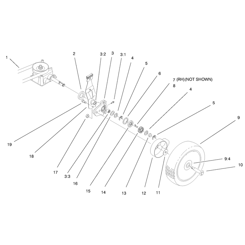Gear Case and Wheel Assembly