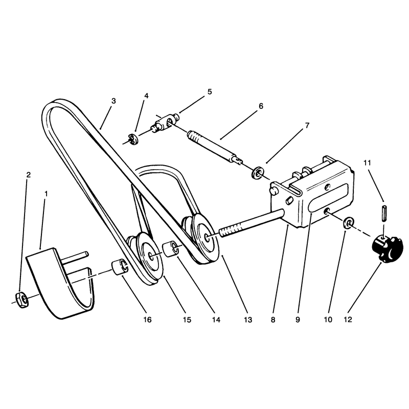 Deck Drive Belt Attachment