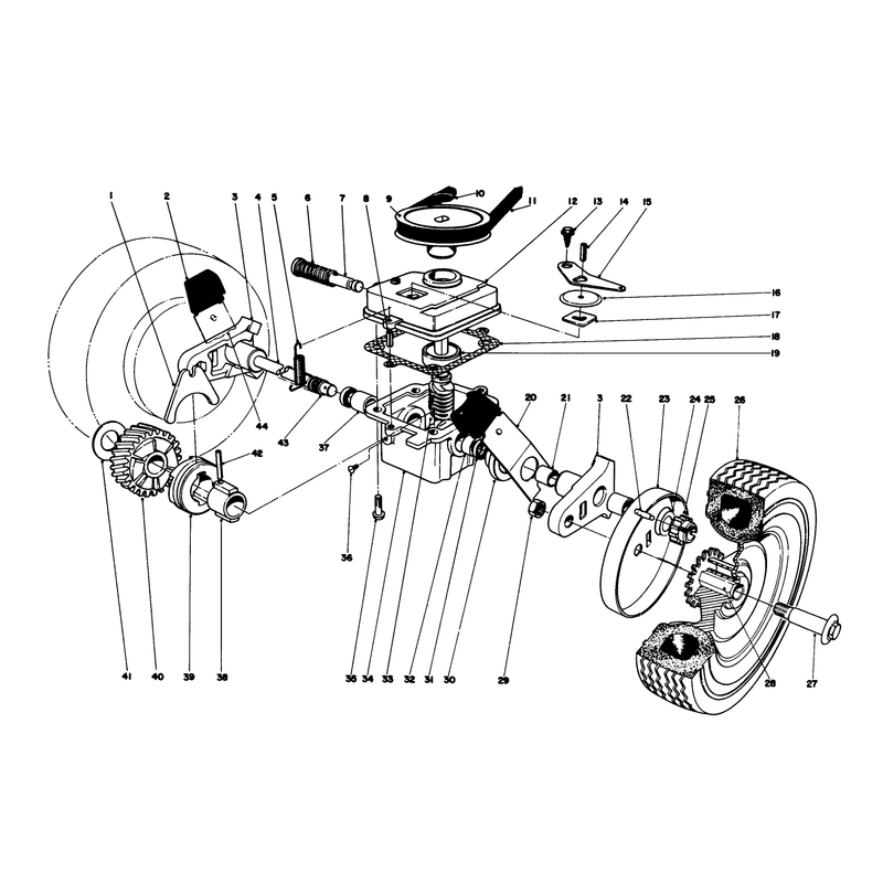 Gear Box Assembly Model 16287