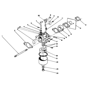 Carburetor Assembly Model No 47pl0-3