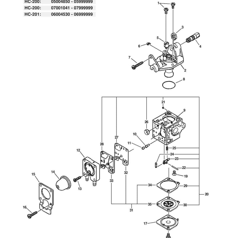 CARBURETOR -- RB-K70