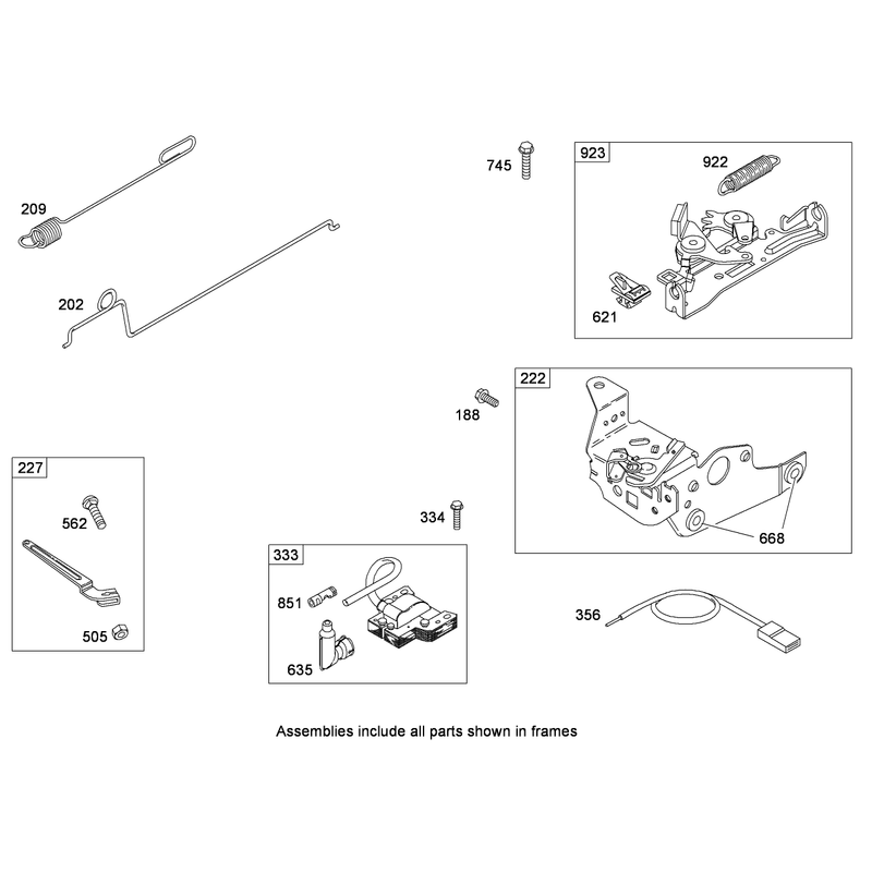Governor Assembly Briggs and Stratton 126T02-0241-B1