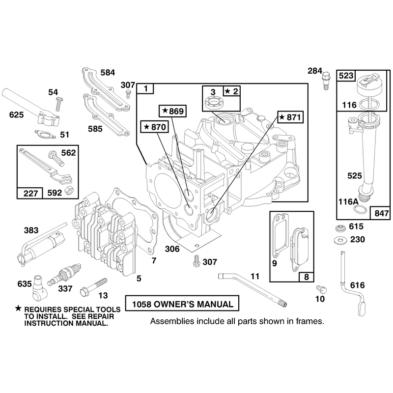 Engine Briggs and Stratton Model 127802-1761-E1