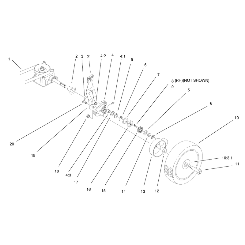 Gear Case and Wheel Assembly