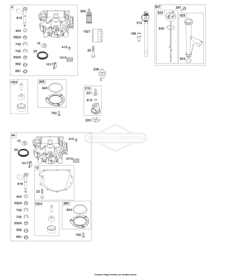 Engine Sump, Oil Pump, Dipstick/Tube Assembly