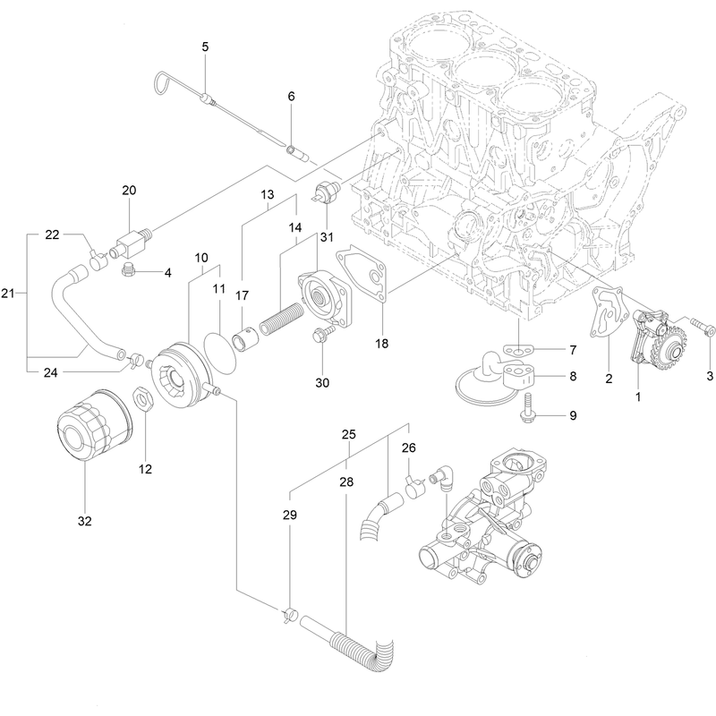 Lubrication and Oil System Assembly