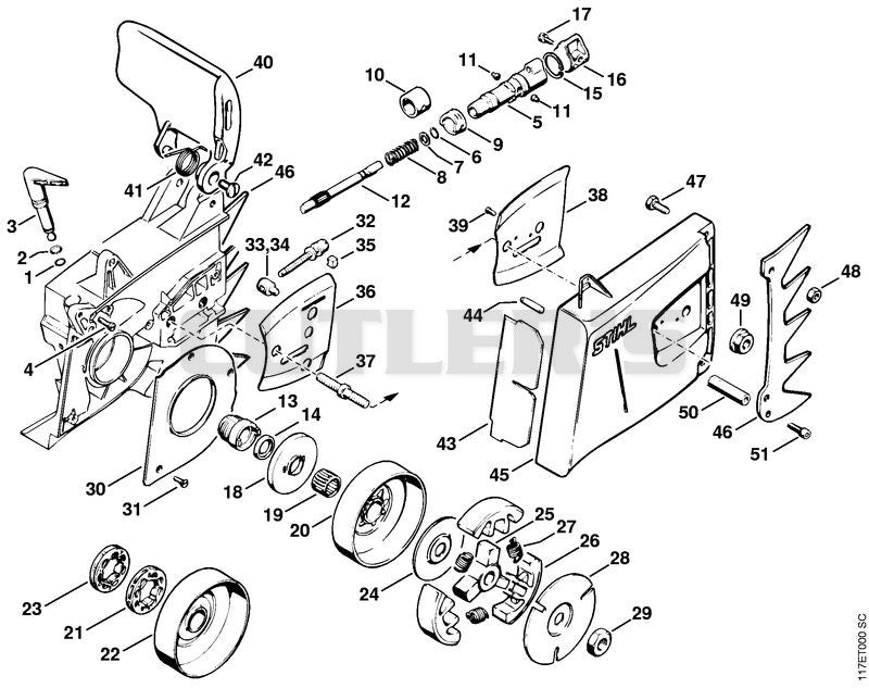 Oil pump, Clutch