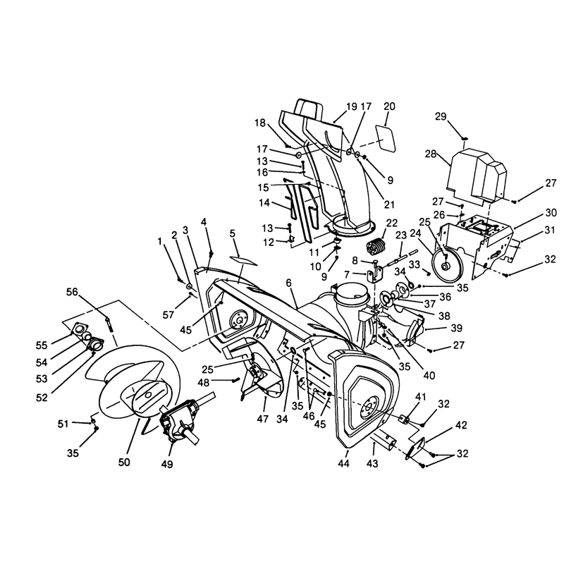 Housing & Chute Assembly