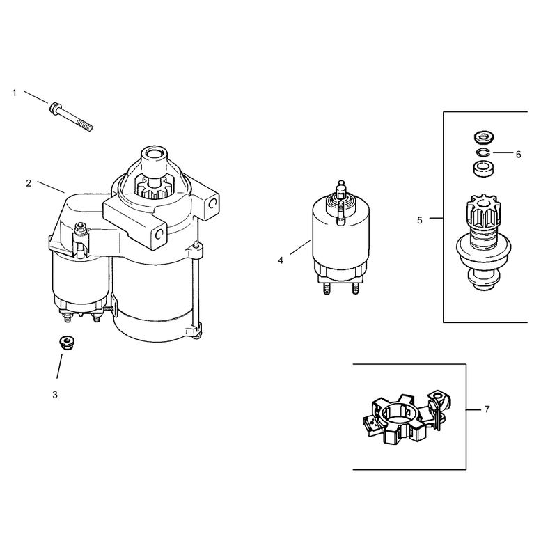 Starter Assembly Kohler CV23S-75560