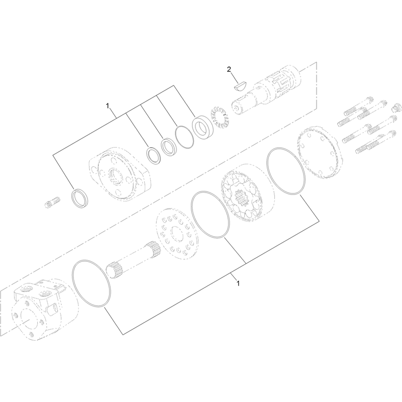 Hydraulic Motor Assembly No. 99-0156
